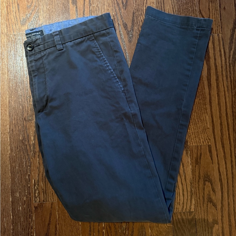 Banana Republic Dark Blue Chino Pants